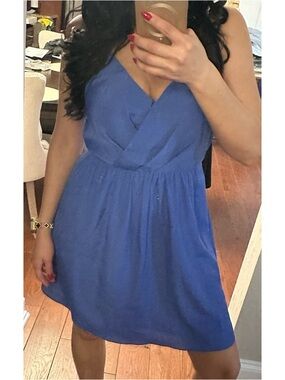 BCBGeneration Blue spring summer V-Neck Dress